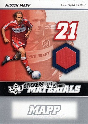 Sticker Justin Mapp - MLS 2008 n. MM-14 - Upper Deck