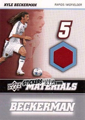 Sticker Kyle Beckerman - MLS 2008 n. MM-16 - Upper Deck