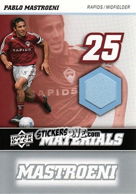Sticker Pablo Mastroeni - MLS 2008 n. MM-25 - Upper Deck