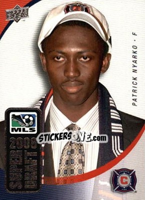 Sticker Patrick Nyarko - MLS 2008 n. SD-3 - Upper Deck