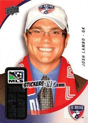 Sticker Josh Lambo - MLS 2008 - Upper Deck