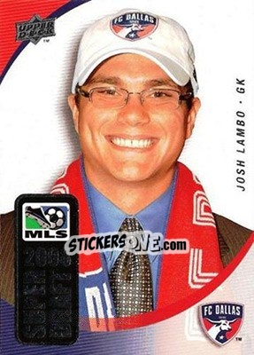 Sticker Josh Lambo - MLS 2008 n. SD-7 - Upper Deck