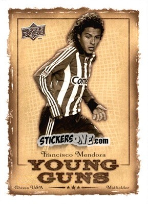 Sticker Francisco Mendoza - MLS 2008 - Upper Deck