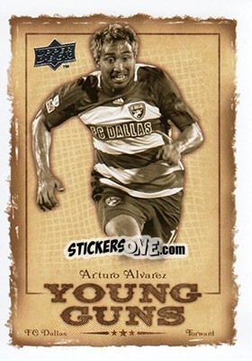 Sticker Arturo Alvarez - MLS 2008 n. YG-5 - Upper Deck