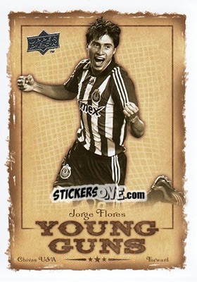 Sticker Jorge Flores - MLS 2008 n. YG-17 - Upper Deck