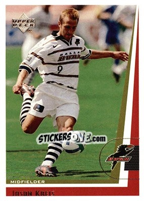 Sticker Jason Kreis - MLS 1999 n. 33 - Upper Deck