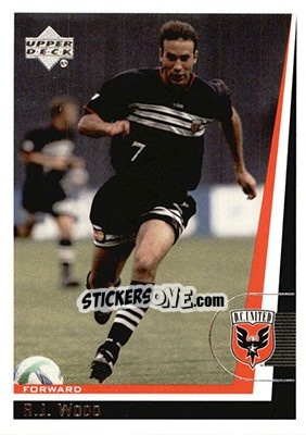 Sticker A.J. Wood - MLS 1999 - Upper Deck