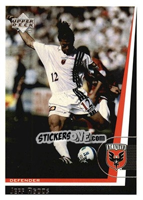 Sticker Jeff Agoos - MLS 1999 - Upper Deck