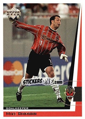 Cromo Mike Ammann - MLS 1999 - Upper Deck