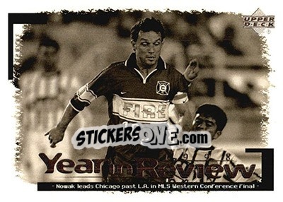 Sticker Peter Nowak - MLS 1999 - Upper Deck