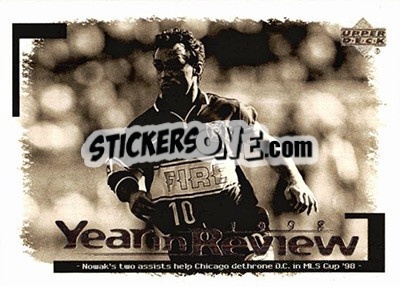 Sticker Peter Nowak - MLS 1999 - Upper Deck
