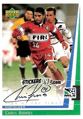Sticker Chris Armas - MLS 1999 - Upper Deck
