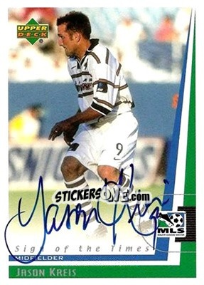 Sticker Jason Kreis - MLS 1999 n. JK - Upper Deck