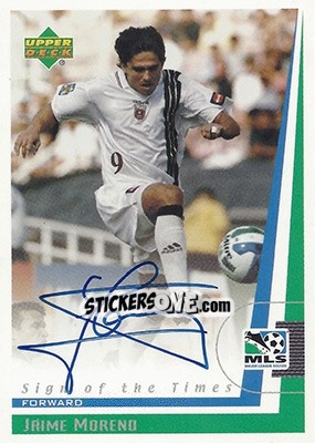 Cromo Jaime Moreno - MLS 1999 - Upper Deck