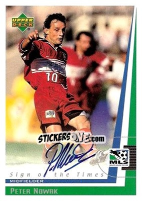 Sticker Peter Nowak - MLS 1999 n. PN - Upper Deck