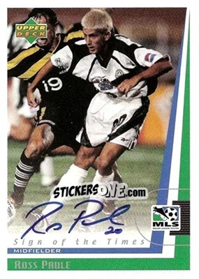 Cromo Ross Paule - MLS 1999 - Upper Deck