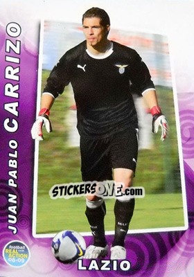 Cromo Juan Pablo Carrizo - Real Action 2008-2009 - Panini