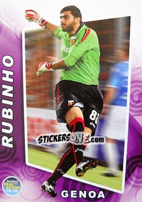 Figurina Rubinho - Real Action 2008-2009 - Panini