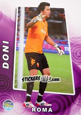 Figurina Doni - Real Action 2008-2009 - Panini