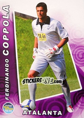 Cromo Ferdinando Coppola - Real Action 2008-2009 - Panini