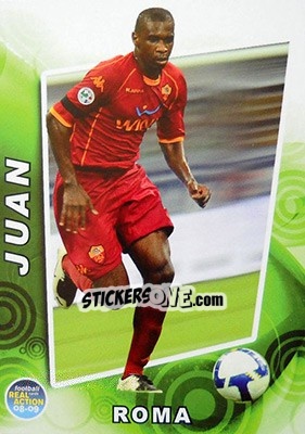 Sticker Juan - Real Action 2008-2009 n. 18 - Panini