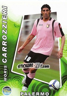 Sticker Moris Carrozzieri - Real Action 2008-2009 - Panini