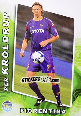 Sticker Per Kroldrup - Real Action 2008-2009 n. 26 - Panini
