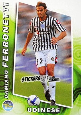 Figurina Damiano Ferronetti - Real Action 2008-2009 - Panini