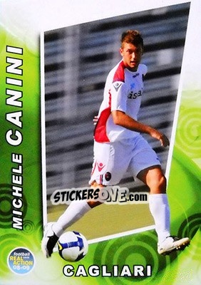 Sticker Michele Canini - Real Action 2008-2009 - Panini