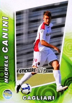 Figurina Michele Canini - Real Action 2008-2009 - Panini