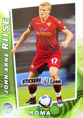 Sticker John Arne Riise - Real Action 2008-2009 - Panini
