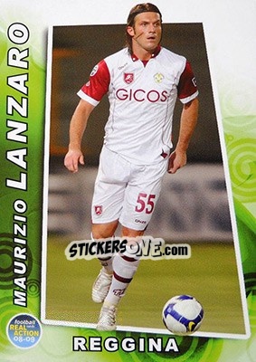 Sticker Maurizio Lanzaro - Real Action 2008-2009 - Panini