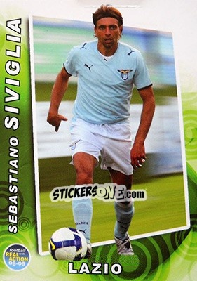 Sticker Sebastiano Siviglia - Real Action 2008-2009 - Panini