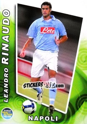 Sticker Leandro Rinaudo - Real Action 2008-2009 n. 42 - Panini