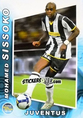 Sticker Mohamed Sissoko - Real Action 2008-2009 - Panini