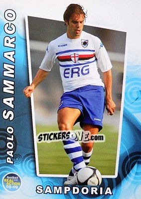 Sticker Paolo Sammarco - Real Action 2008-2009 - Panini