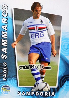 Cromo Paolo Sammarco - Real Action 2008-2009 n. 70 - Panini
