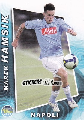 Cromo Marek Hamsik - Real Action 2008-2009 n. 71 - Panini