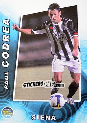 Figurina Paul Codrea - Real Action 2008-2009 - Panini