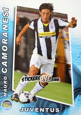 Sticker Mauro Camoranesi - Real Action 2008-2009 n. 82 - Panini
