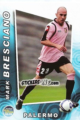 Sticker Mark Bresciano - Real Action 2008-2009 n. 83 - Panini