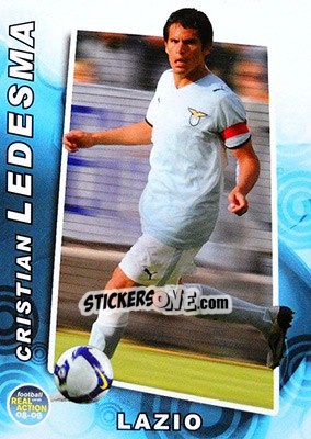 Figurina Cristian Ledesma - Real Action 2008-2009 - Panini