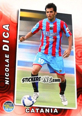 Figurina Nicolae Dica - Real Action 2008-2009 - Panini