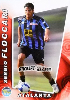 Sticker Sergio Floccari - Real Action 2008-2009 - Panini