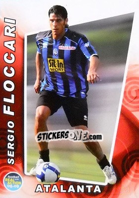 Sticker Sergio Floccari - Real Action 2008-2009 n. 94 - Panini