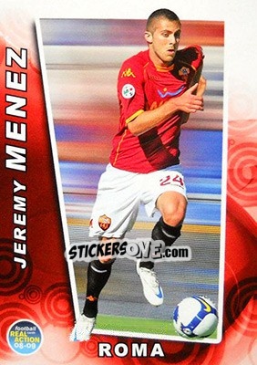 Sticker Jeremy Menez - Real Action 2008-2009 n. 97 - Panini