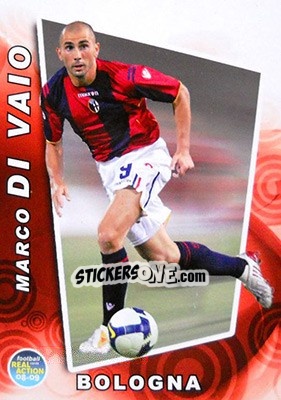 Sticker Marco Di Vaio - Real Action 2008-2009 - Panini