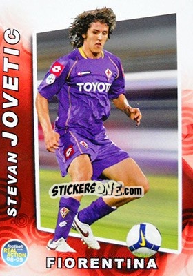 Sticker Stevan Jovetic - Real Action 2008-2009 n. 112 - Panini