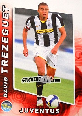 Sticker David Trezeguet - Real Action 2008-2009 - Panini