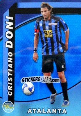Sticker Cristiano Doni - Real Action 2008-2009 n. 119 - Panini